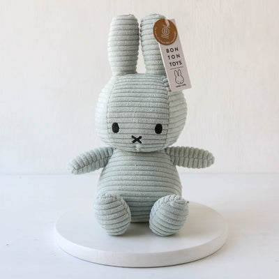 Miffy Corduroy Plush - Soft Jade