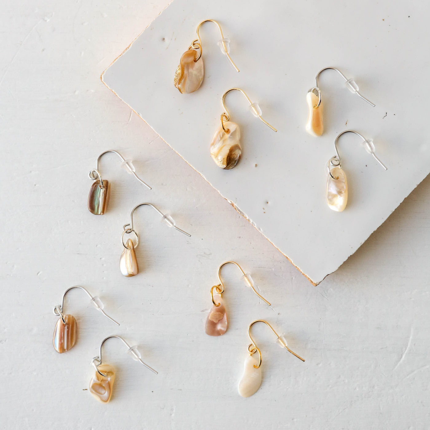 Seashell French Hook Earrings