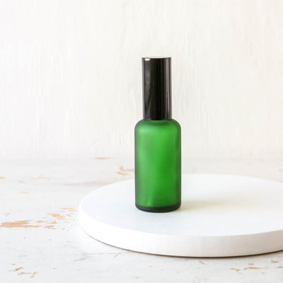 Green Glass Spray Bottle with Atomiser - 50ml