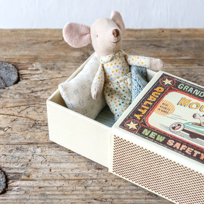 Little Brother Mouse Toy in Matchbox