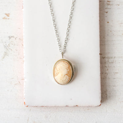 Classic Vintage Cameo Brooch/Necklace - Batch C