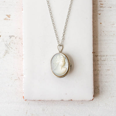 Classic Vintage Cameo Brooch/Necklace - Batch C