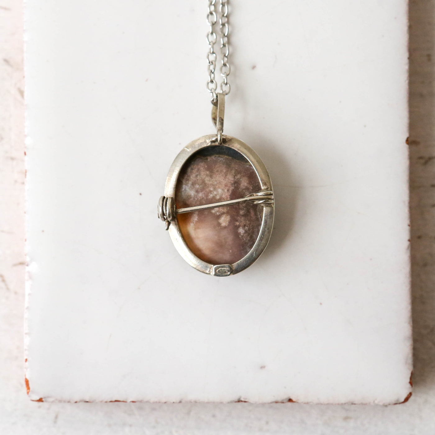 Classic Vintage Cameo Brooch/Necklace - Batch C