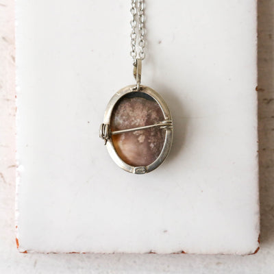 Classic Vintage Cameo Brooch/Necklace - Batch C