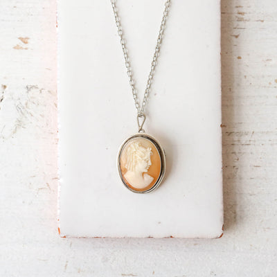 Classic Vintage Cameo Brooch/Necklace - Batch C