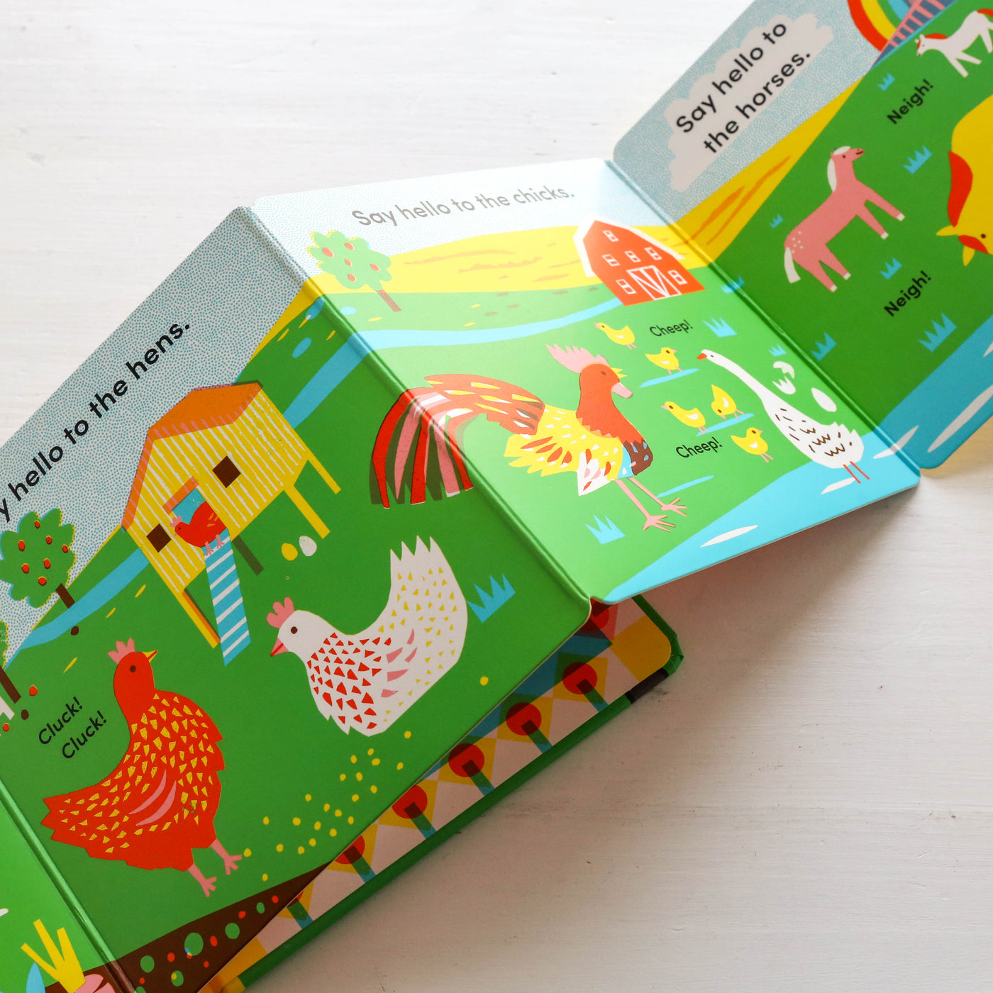 Farm: Tummy Time Board Book