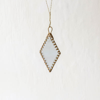 Faceted Mirror Tree Decoration