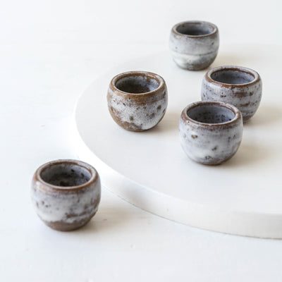 Stoneware Escargot Mini Pot