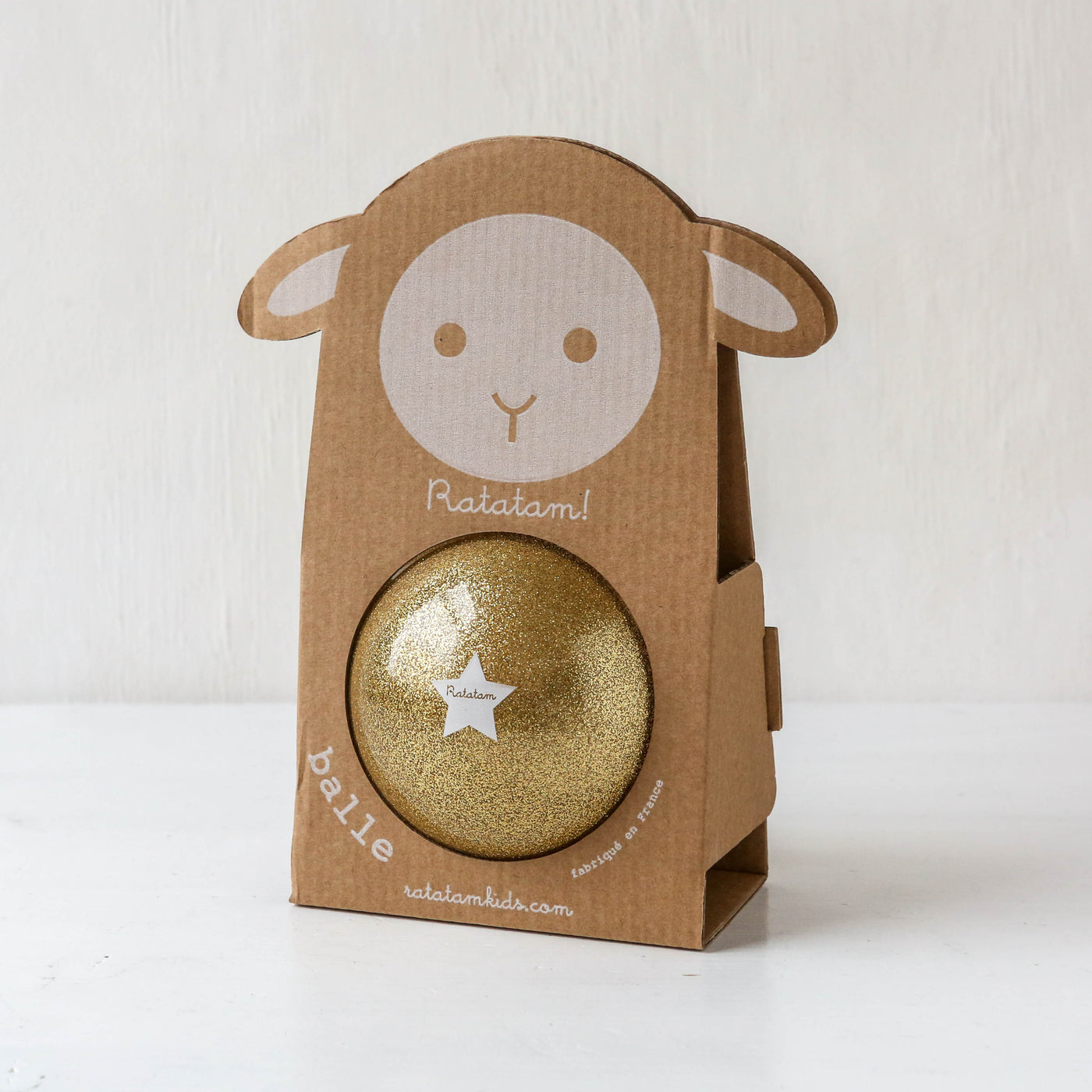 10cm Gold Glitter Ball