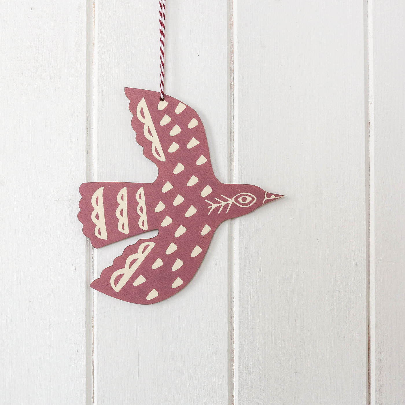 Mini Hanging Blackbird Decoration