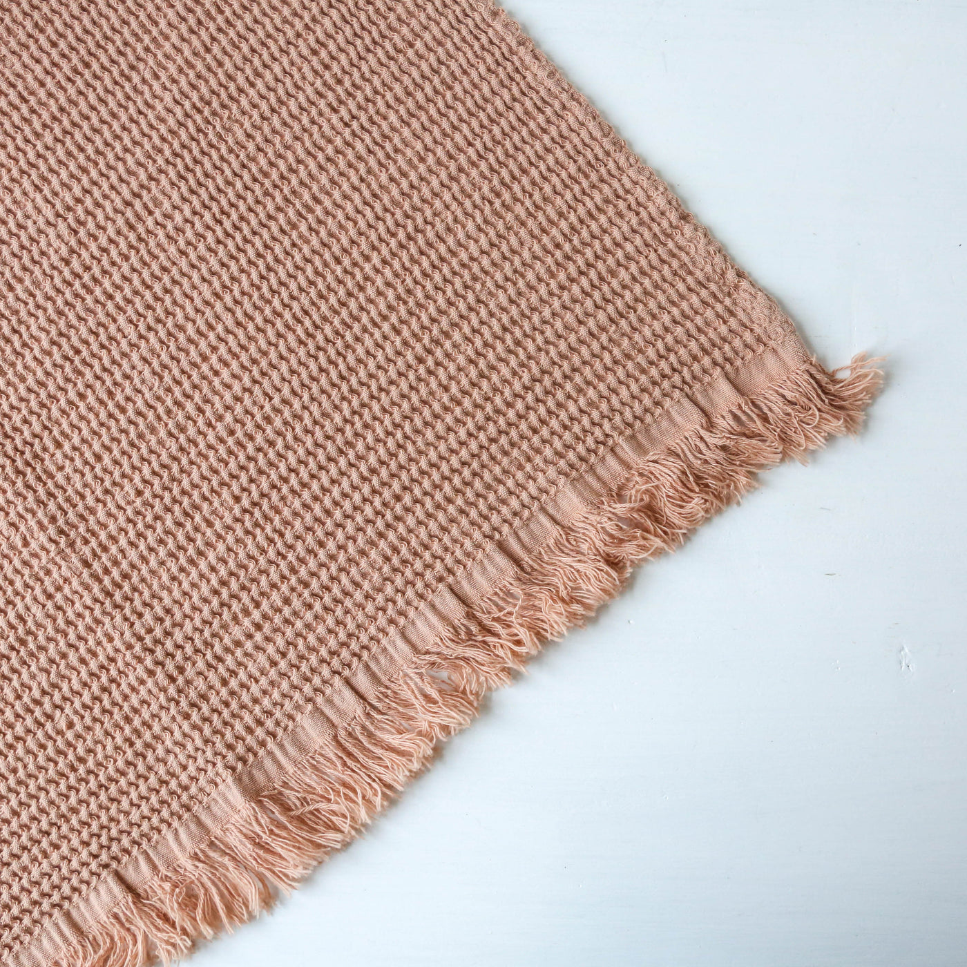 Waffle Cotton Bath Towel - Cinnamon