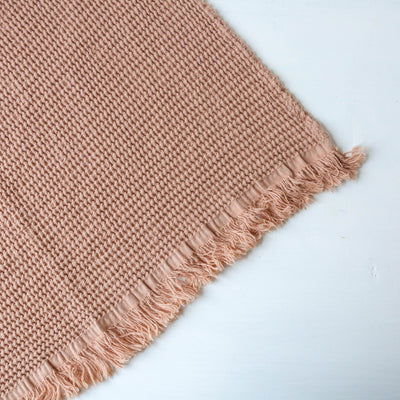Waffle Cotton Bath Towel - Cinnamon