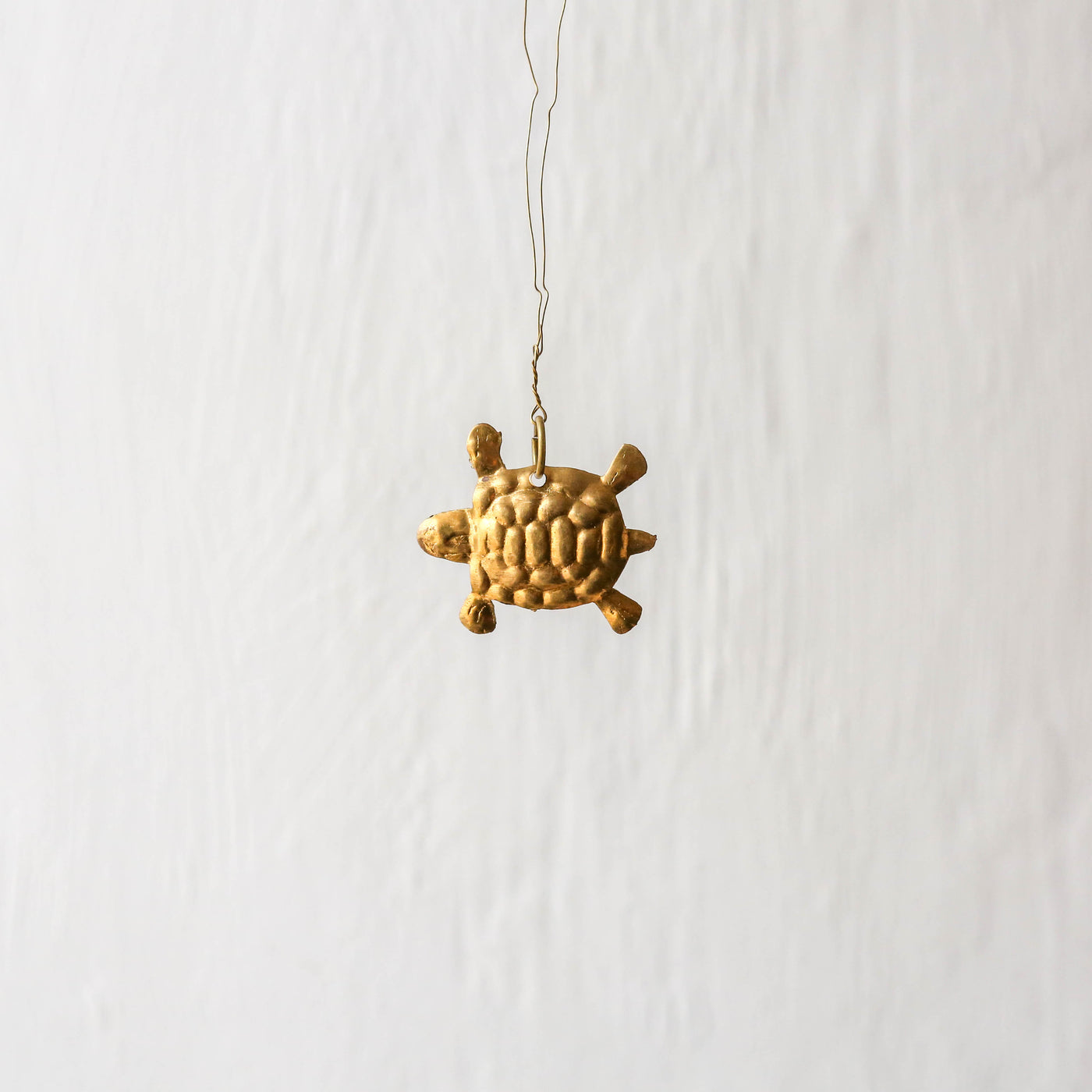 Turtle Decoration - Pressed Antique Brass
