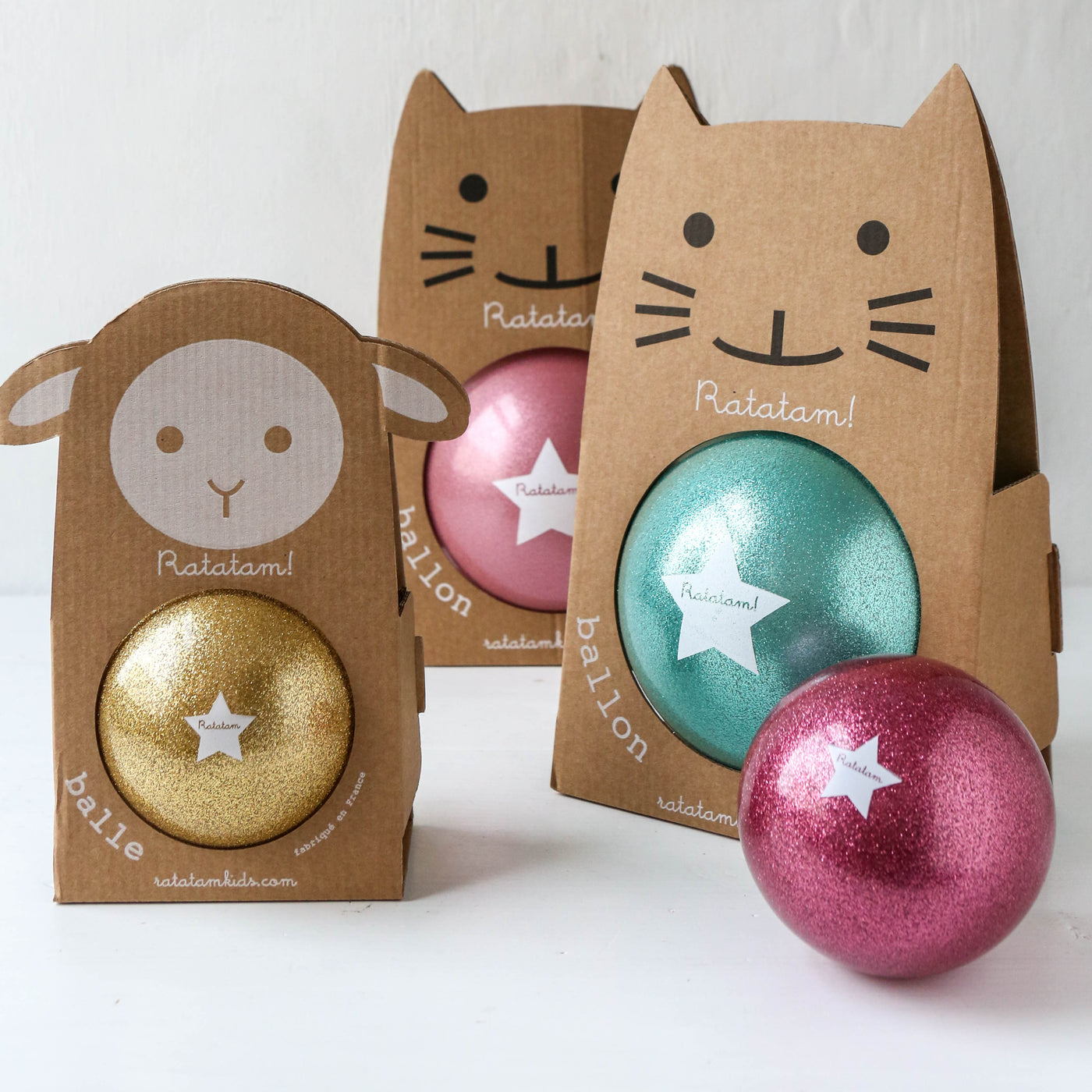 10cm Gold Glitter Ball
