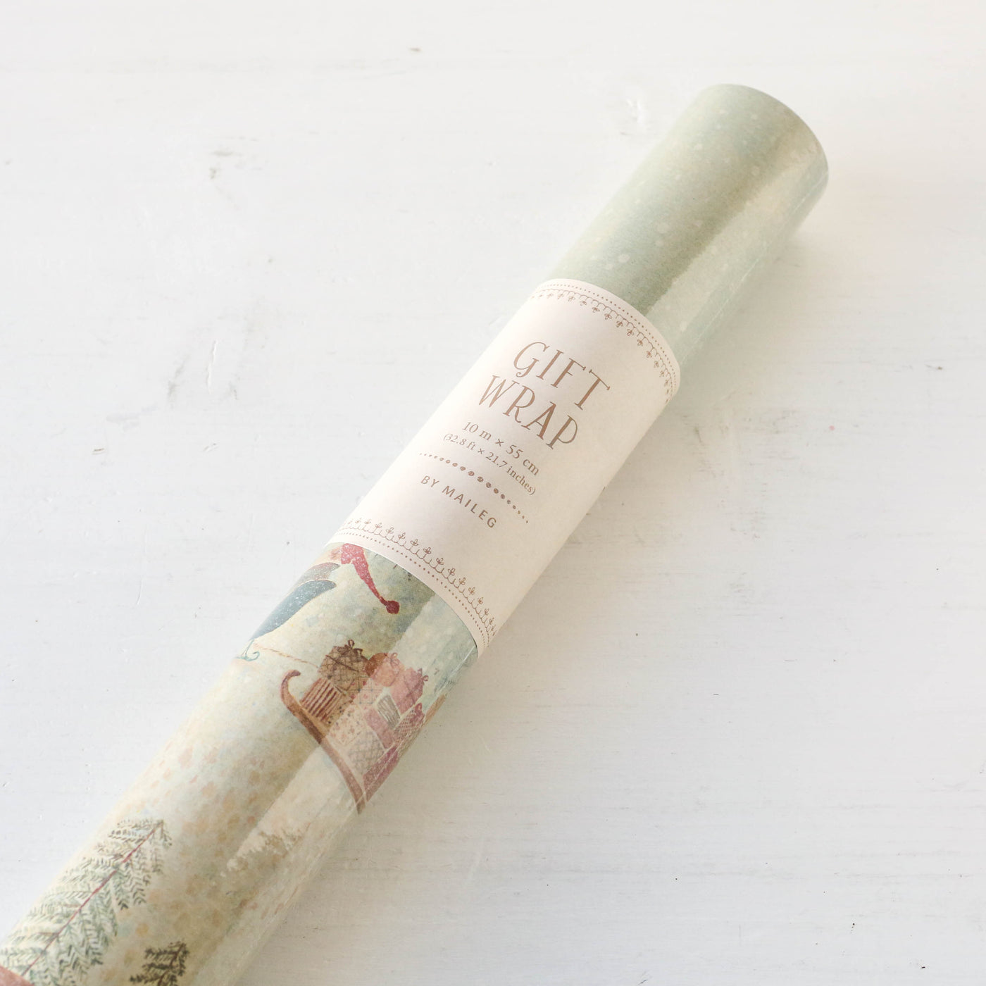 10m 'Santa Is Coming' Design Paper Gift Wrap Roll