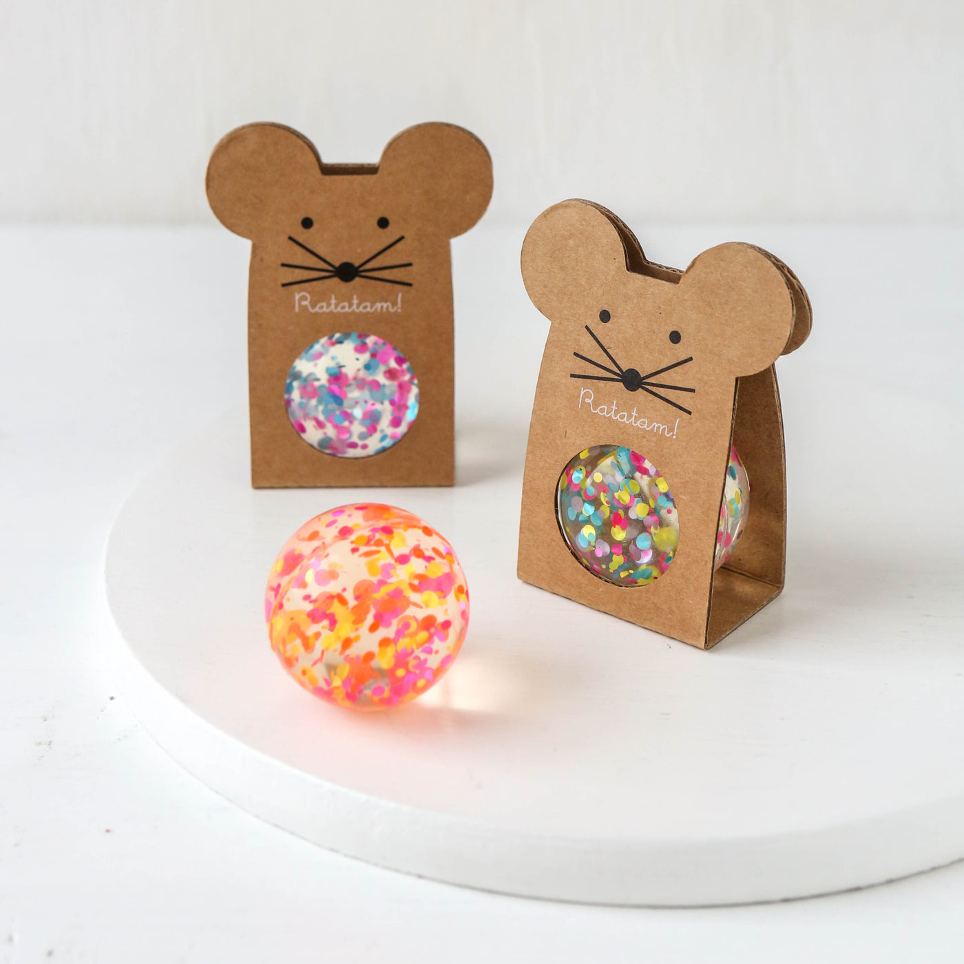 Multicoloured Mousey Bouncy Ball