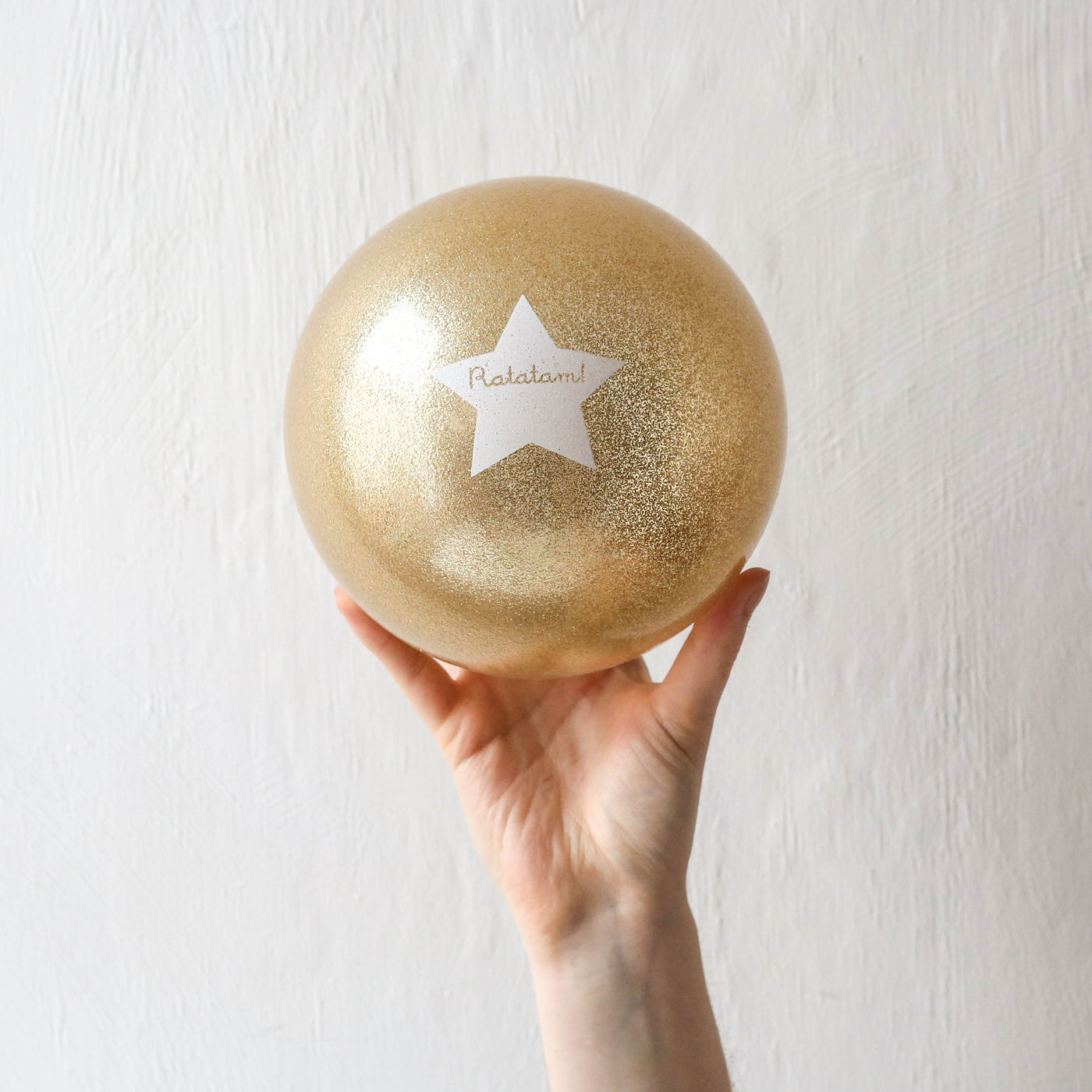 15cm Gold Glitter Ball