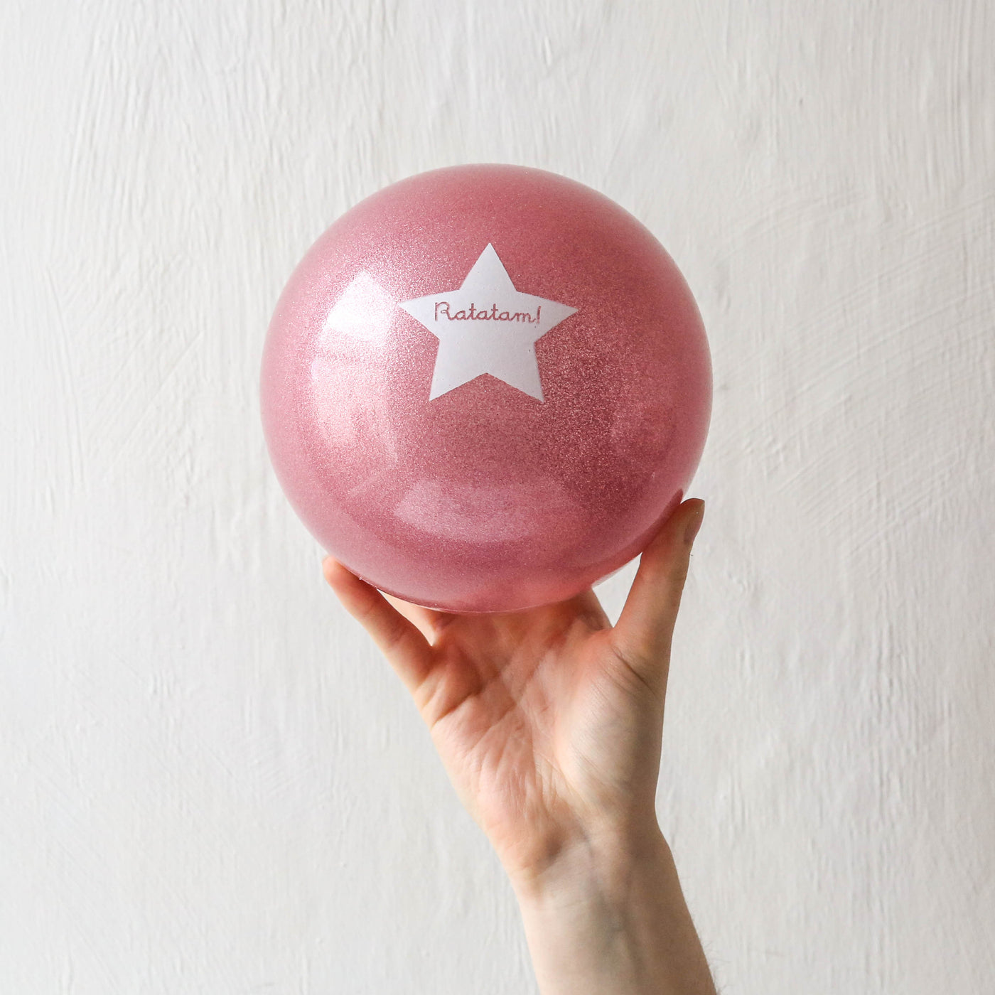 15cm Pink Glitter Ball