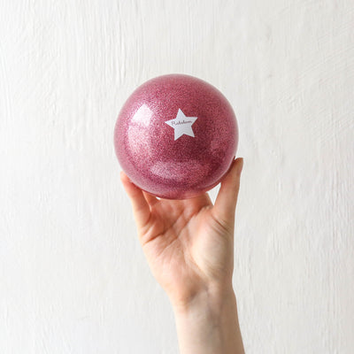 10cm Pink Glitter Ball