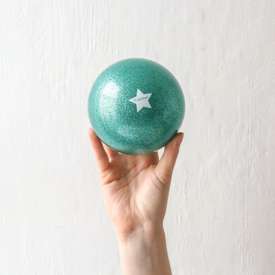 10cm Green Glitter Ball