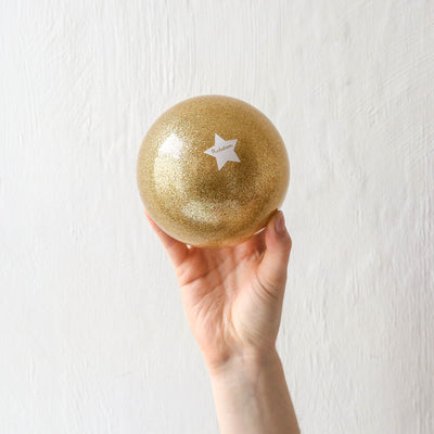 10cm Gold Glitter Ball