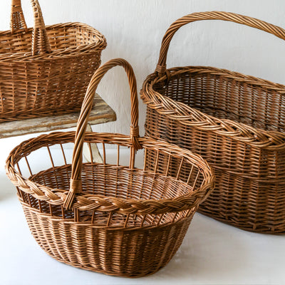 Small Vintage Woven Basket