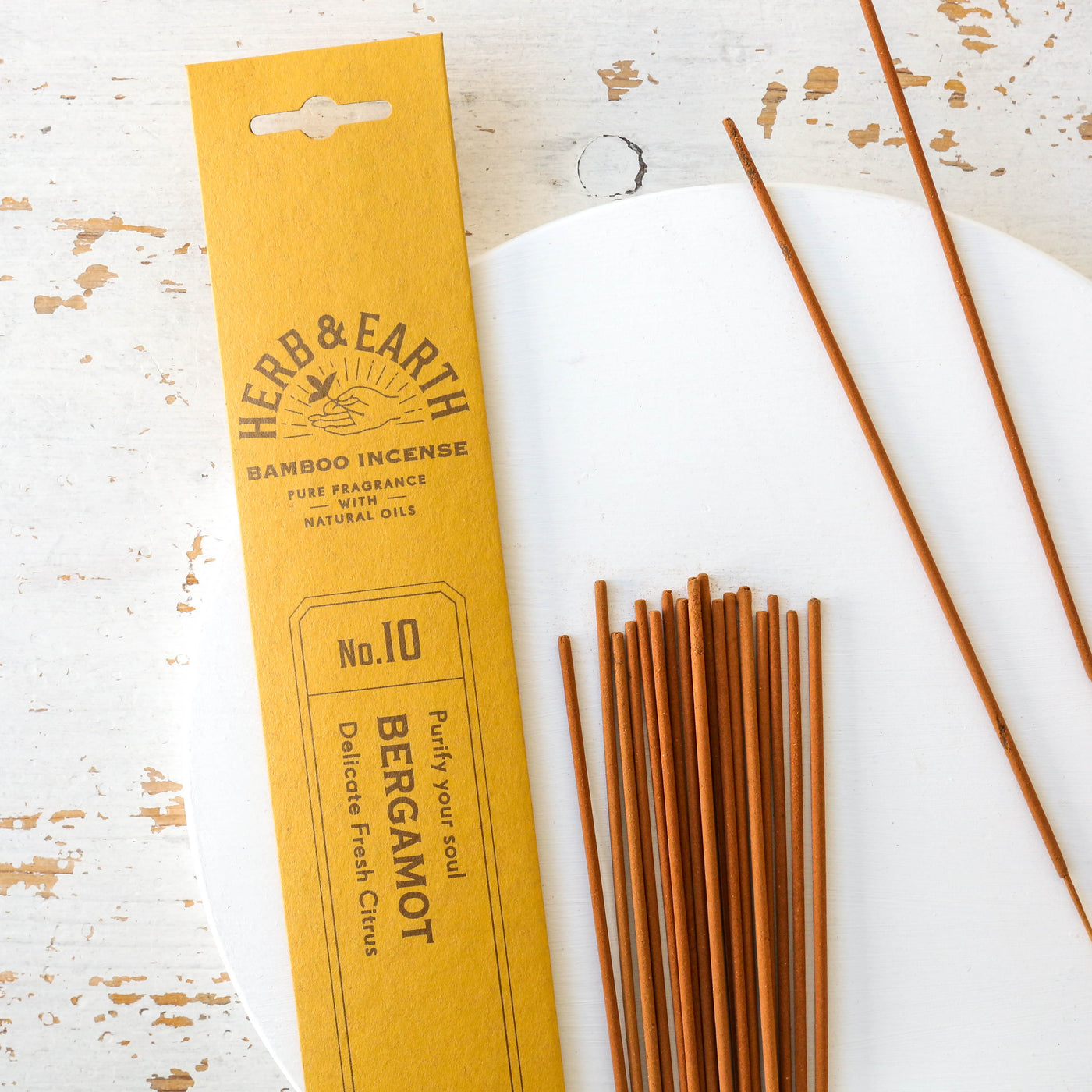 Herb & Earth Bamboo Incense Sticks - 20 Pack