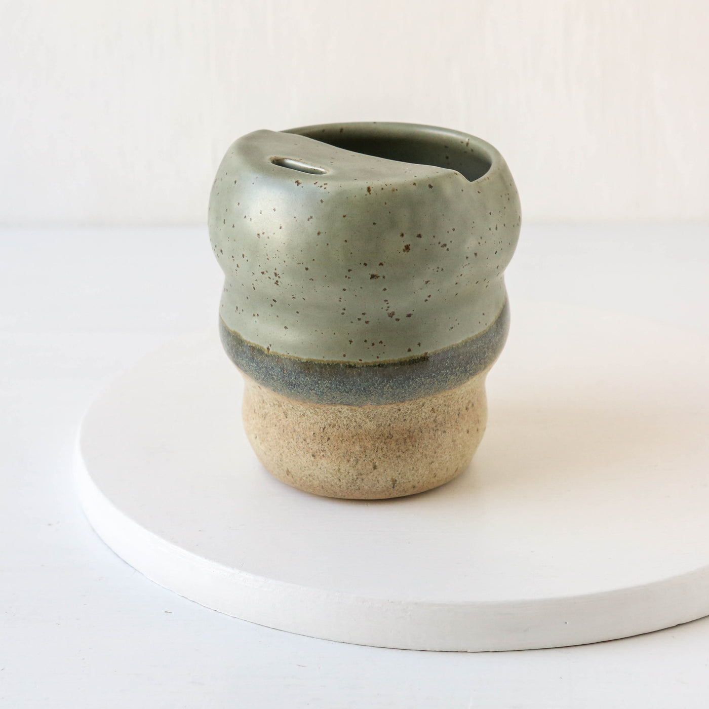 Hand Thrown 'Shoreline' Travel Mug