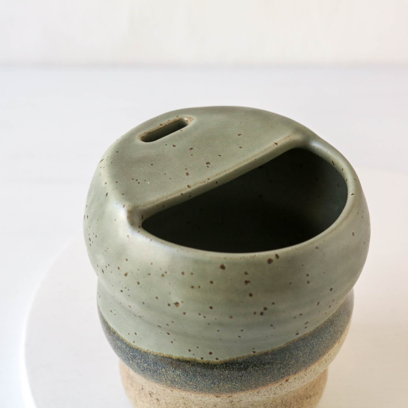 Hand Thrown 'Shoreline' Travel Mug