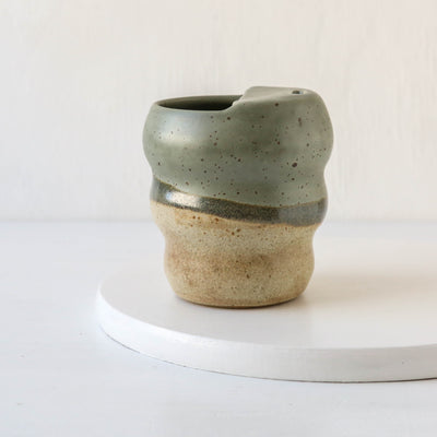 Hand Thrown 'Shoreline' Travel Mug