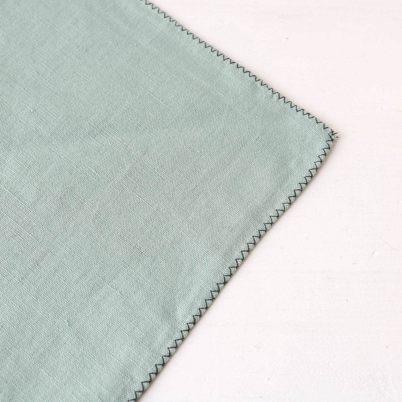 Set of Four Washed Linen & Cotton Napkins - Celadon