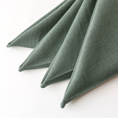 Set of Four Washed Linen & Cotton Napkins - Pigeon