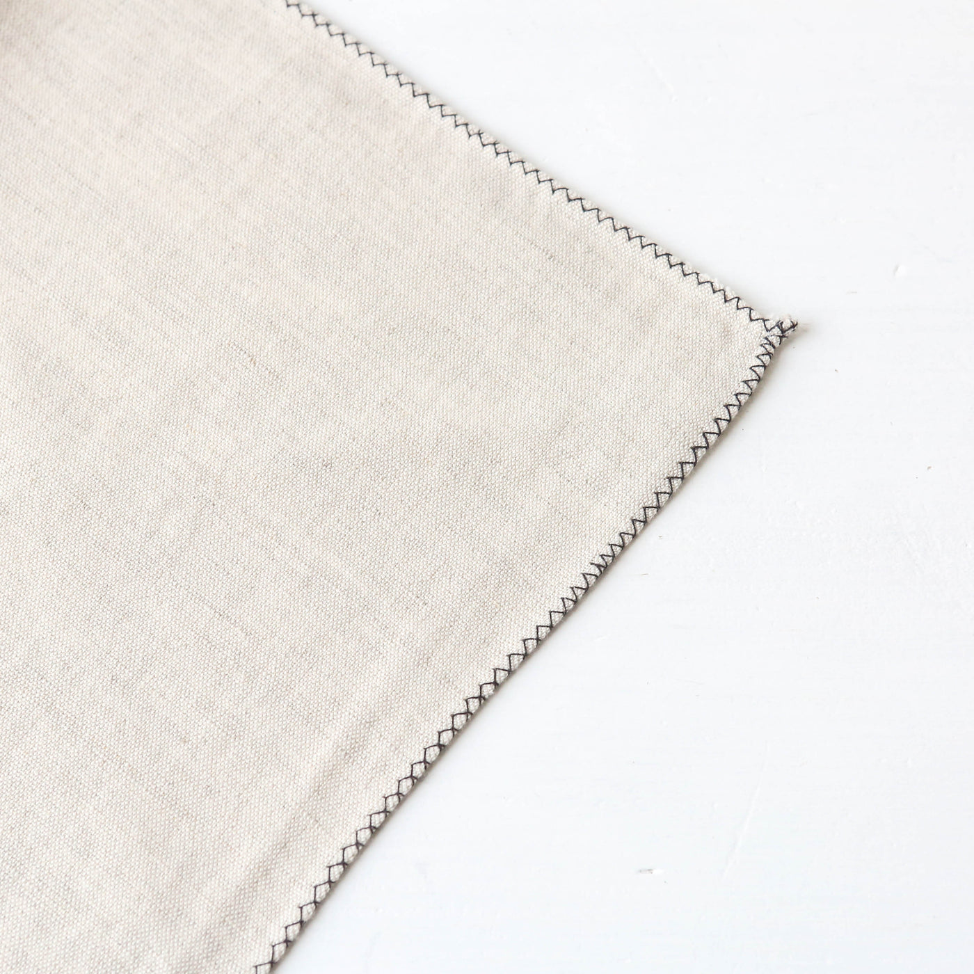 Set of Four Washed Linen & Cotton Napkins - Natural
