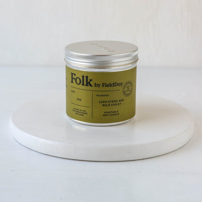 Folk Scented Candle Tin