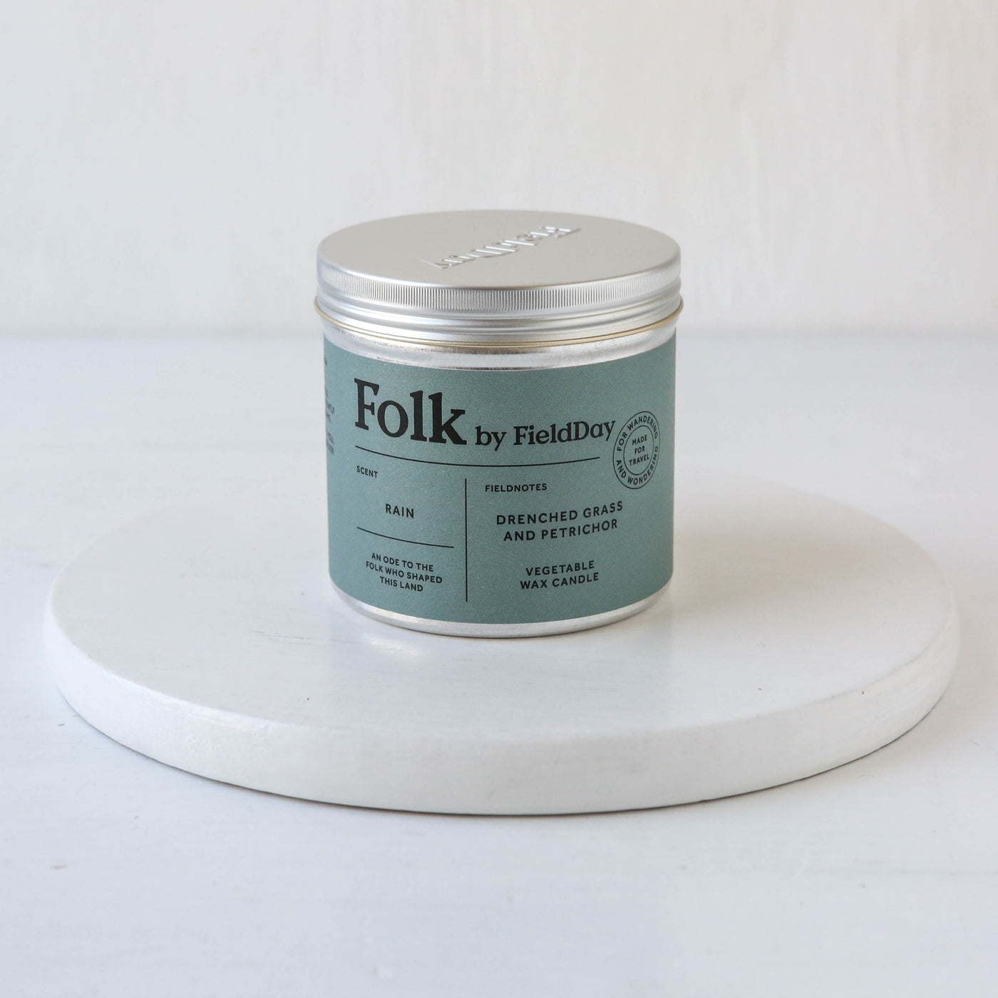 Folk Scented Candle Tin