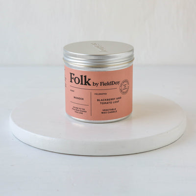 Folk Scented Candle Tin