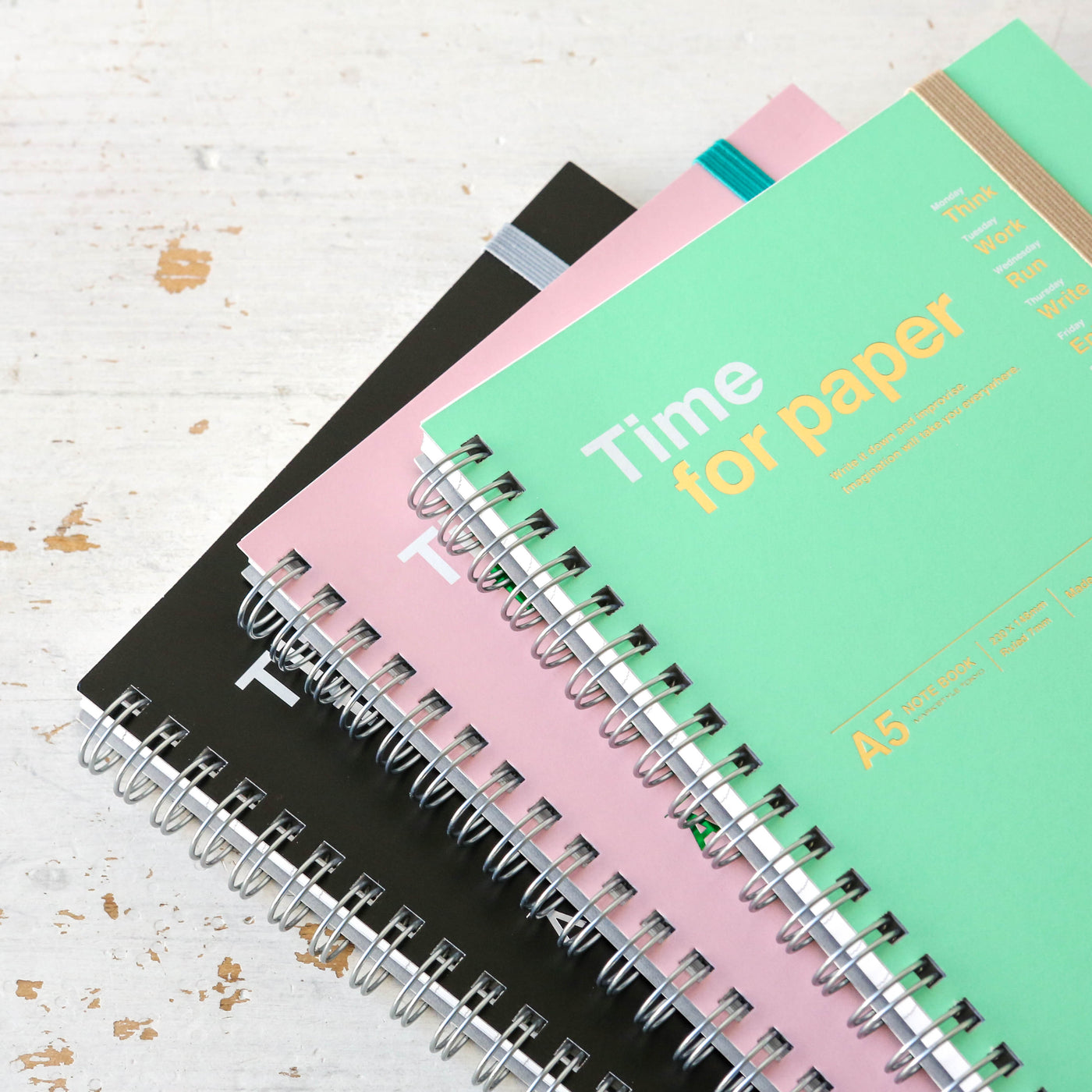 'Time for Paper' A5 Notebook