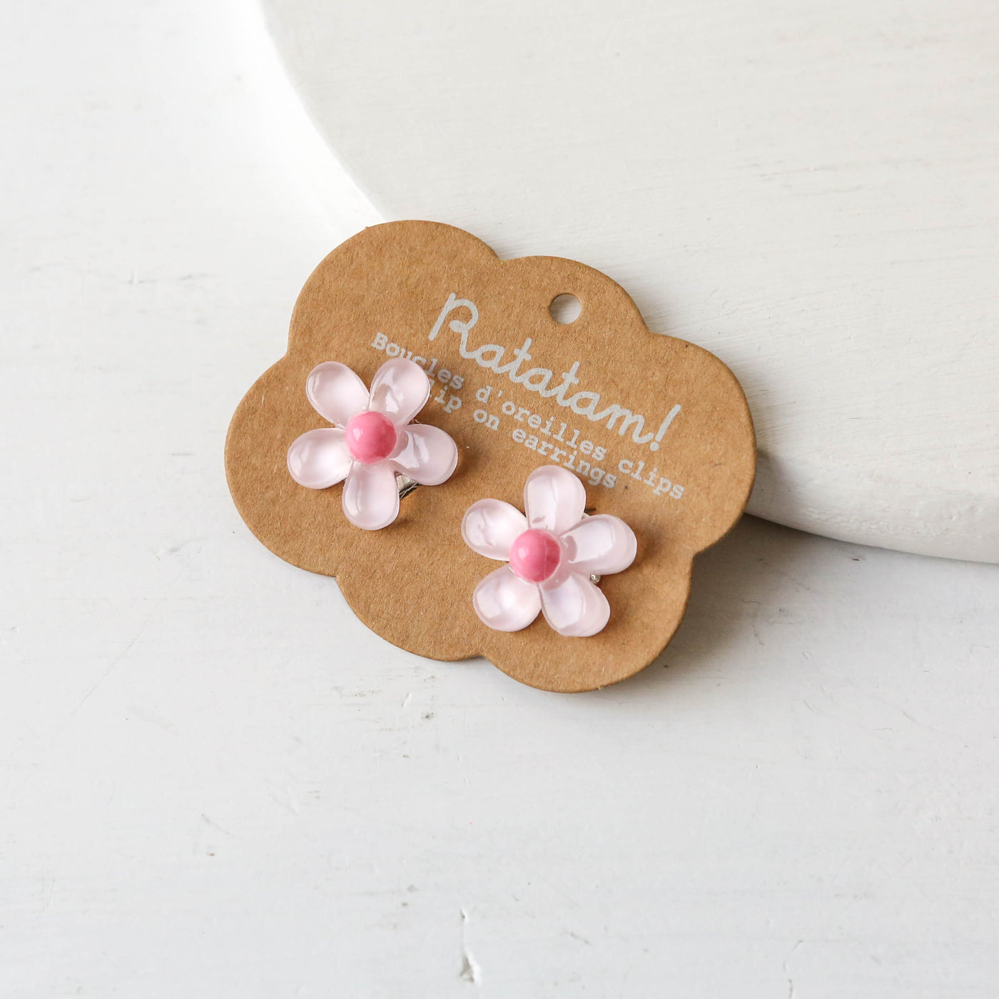 Clip-On Flower Earrings