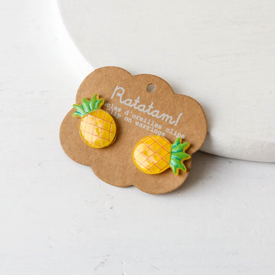 Clip-On Fruit Earrings
