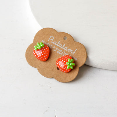 Clip-On Fruit Earrings
