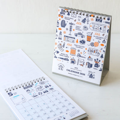 Eric Small Things 2026 Desk Calendar