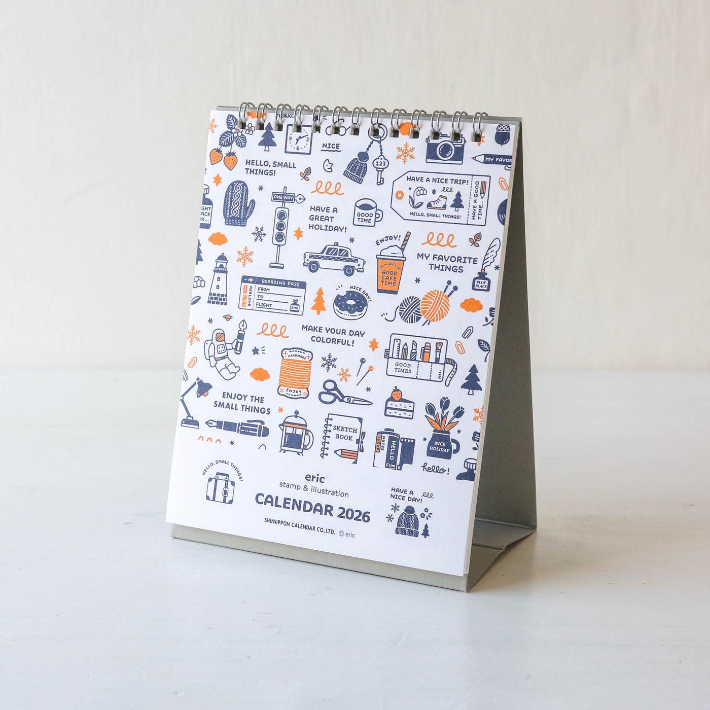 Eric Small Things 2026 Desk Calendar