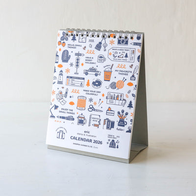 Eric Small Things 2026 Desk Calendar