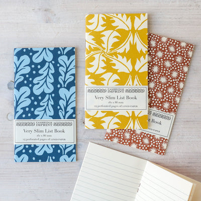 Cambridge Imprint Very Slim List Book