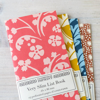 Cambridge Imprint Very Slim List Book