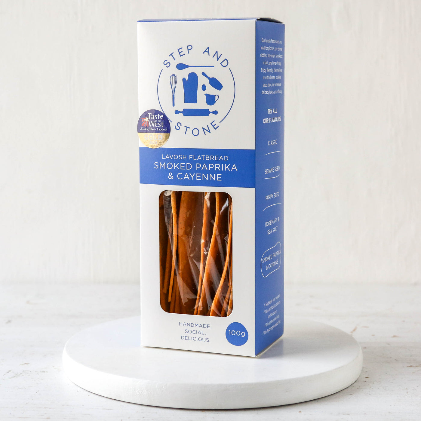 100g Smoked Paprika and Cayenne Lavosh Flatbread