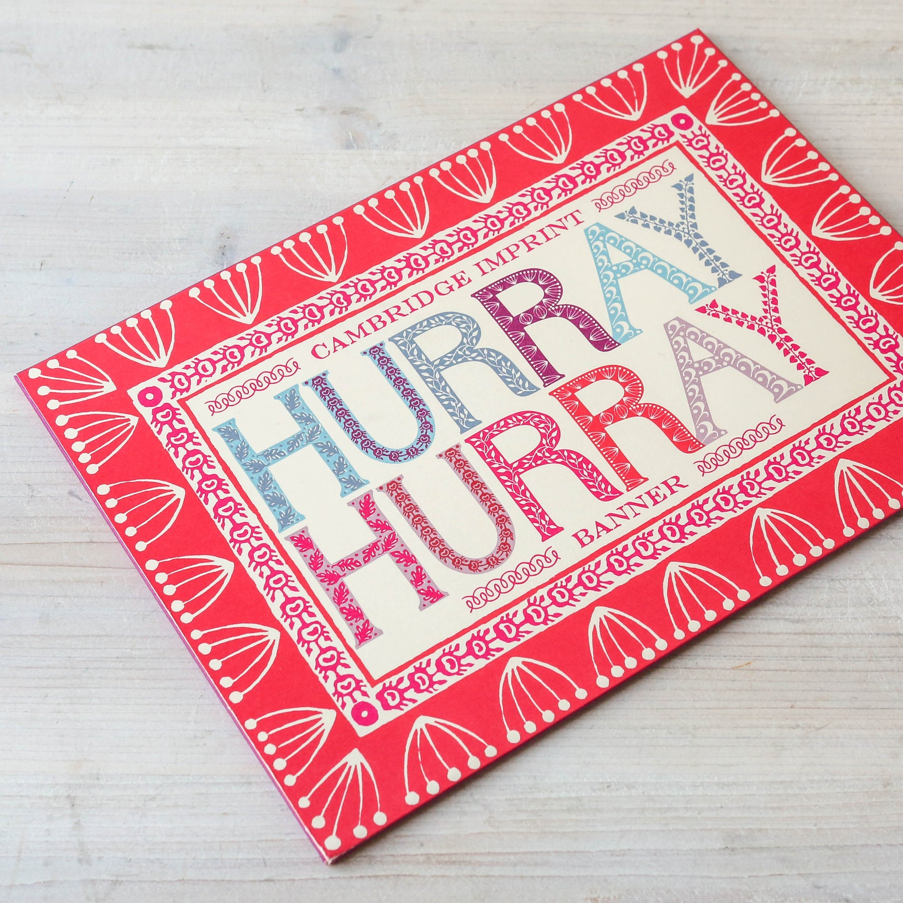 Cambridge Imprint Hurray Hurray Banner – Berylune