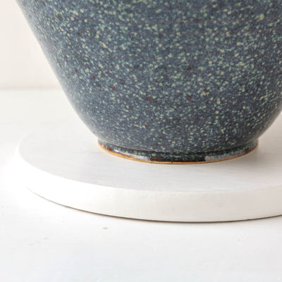 Vintage Speckled Blue Mixing Bowl