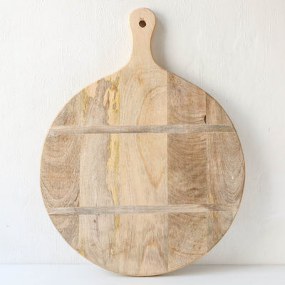 Large Round Mango Wood Chopping Board