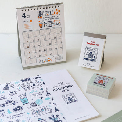 Eric Small Things 2026 Desk Calendar